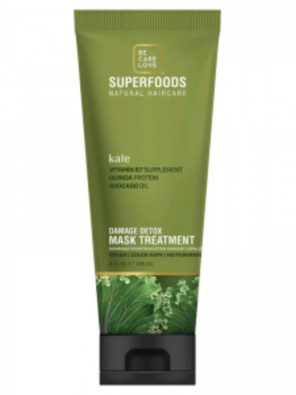 Be Care Love SuperFoods Kale Damage Detox Mask Treatment, 8 Oz